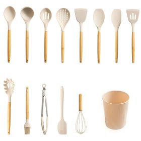 14 Pieces Baking and Cooking Utensil Set, Papyrus Beige
